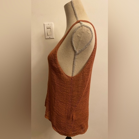Babaton MEDIUM Knit Tank Rust - Picture 6 of 7